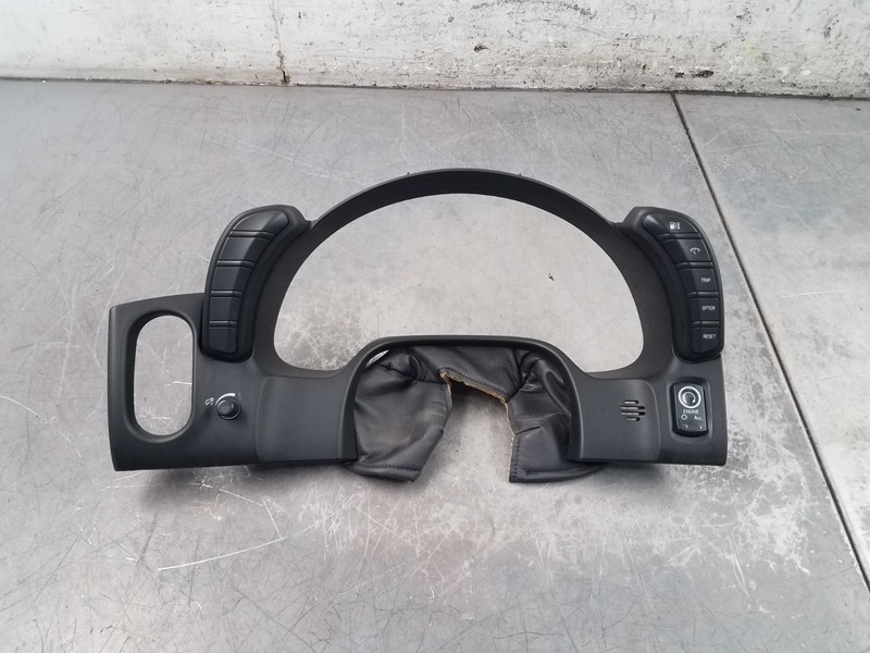 2009 Chevy Corvette C6 Gauge Cluster Bezel / Controls #0585 E6