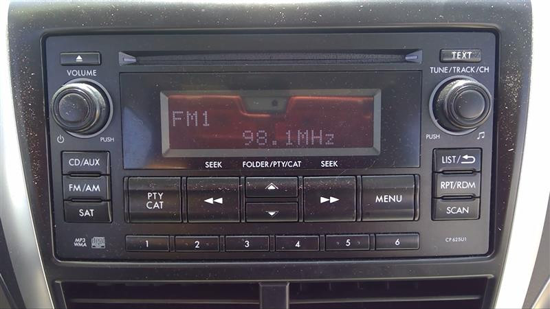 2013 Subaru Forester Radio Stereo NON-NAV NON-HD 86201SC620 2 DIN Oem