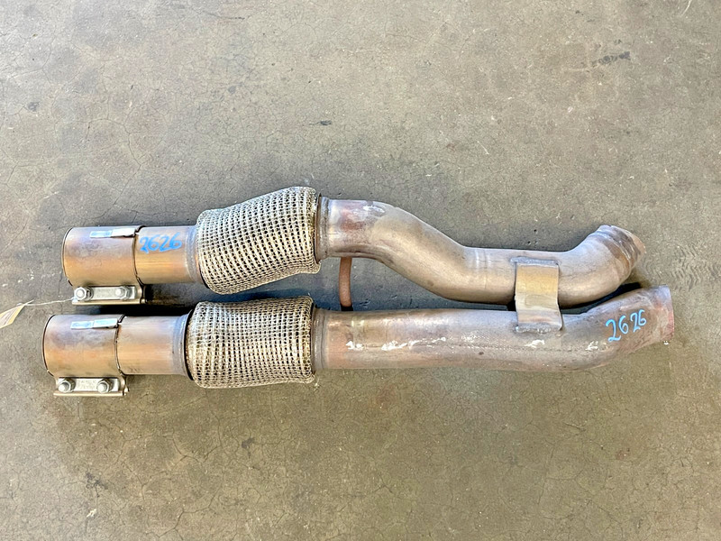 ⭐22-24 LINCOLN NAVIGATOR FRONT RIGHT & LEFT EXHAUST MUFFLER FLEX PIPE LOT2626