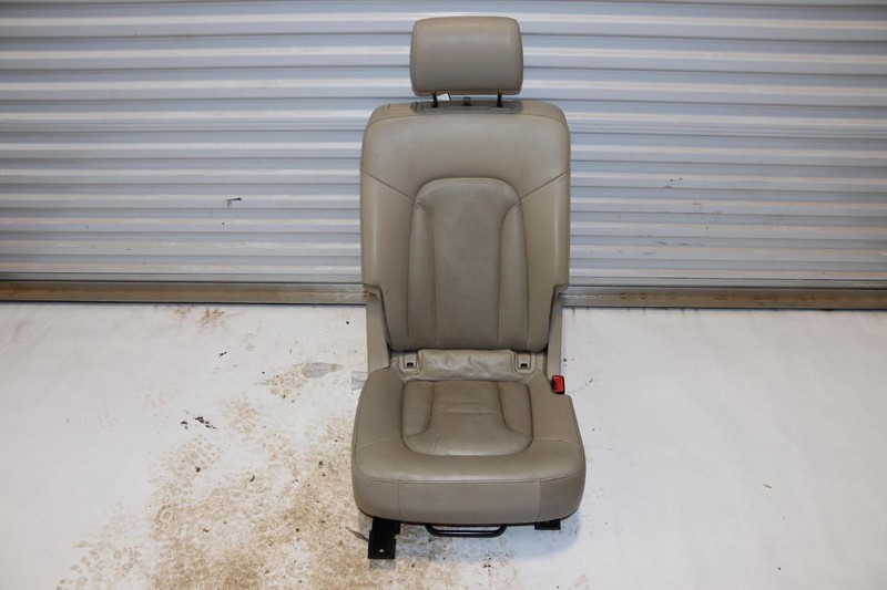 2010-2015 AUDI Q7 REAR 2ND SECOND ROW RIGHT SIDE LEATHER TAN OEM