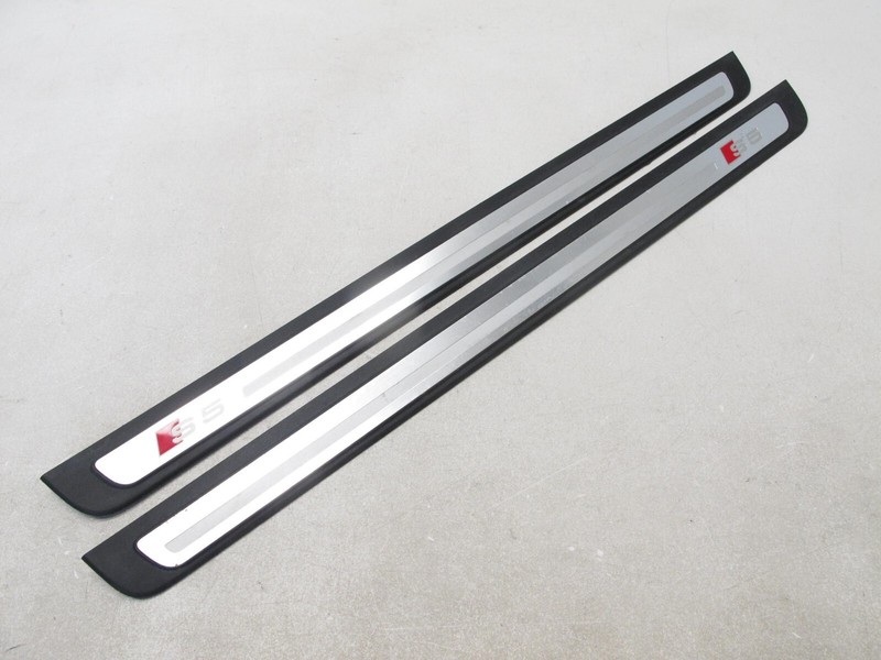 AUDI S5 08-17 8T A5 DOOR SILL PANEL SCUFF PLATE TRIM COVER LEFT RIGHT OEM 13025
