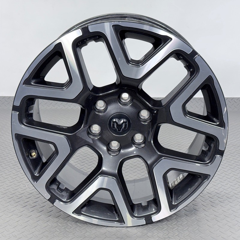 ✅ 2019-26 RAM 1500 Laramie OEM 20" FACTORY ALLOY CHARCOAL POLISHED WHEEL RIM #1