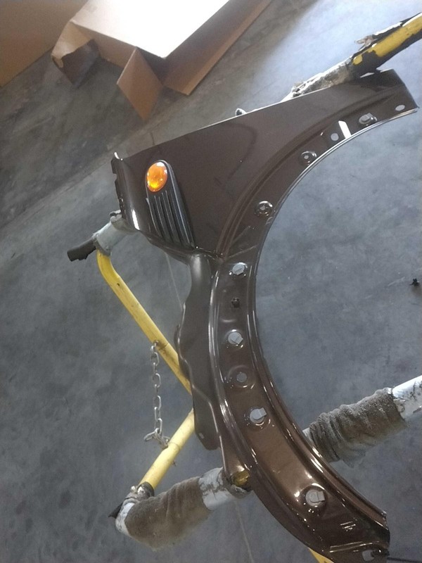 2010 MINI CLUBMAN Left Fender Brown 53393 Used OEM Replacement Part