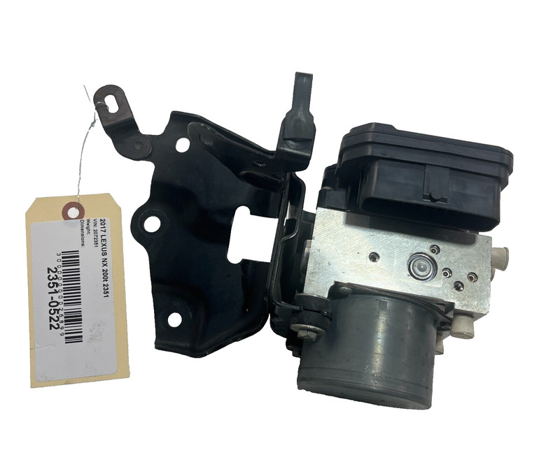 2015-2017 LEXUS NX200t ABS ANTI LOCK BRAKE PUMP MODULE UNIT VALVE w/ BRACKET OEM