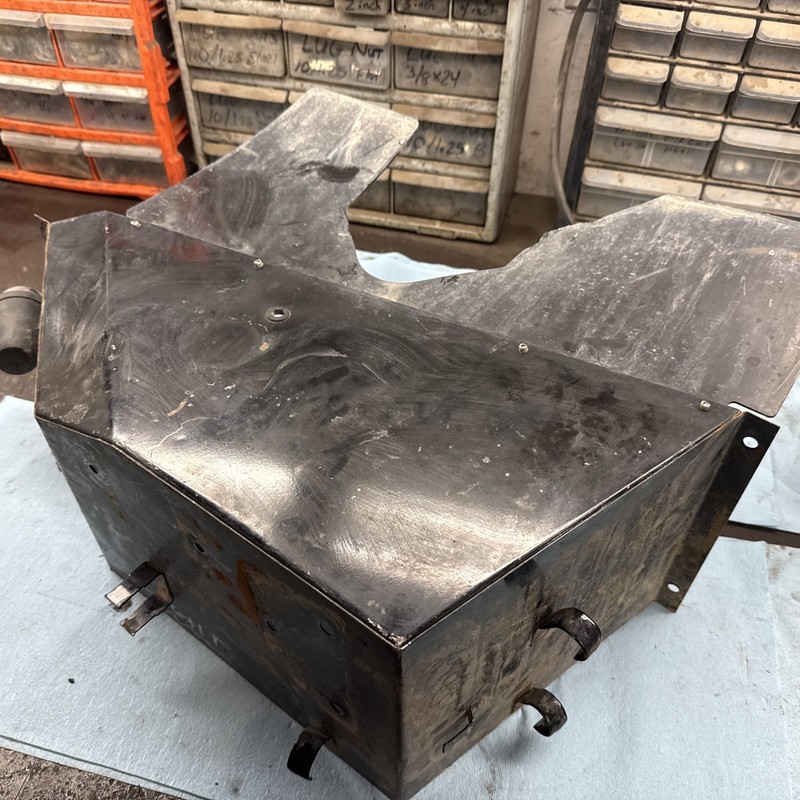 1980 Yamaha Vintage G1 Two Stroke Golf Cart Right Rear Metal Fender