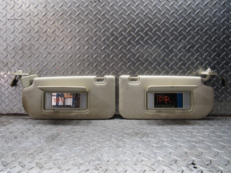 15-19 LINCOLN MKC LEFT & RIGHT SUN VISOR PAIR SET ILUMINATED W/ GARAGE OPENNER