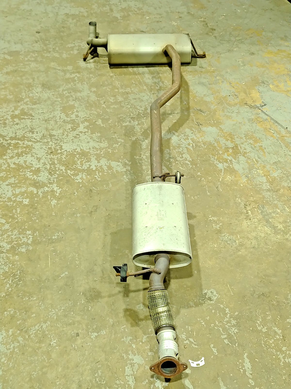 2024-20251.2L EXHAUST SYSTEM MUFFLER RESONATOR PIPE ASSEMBLY OEM