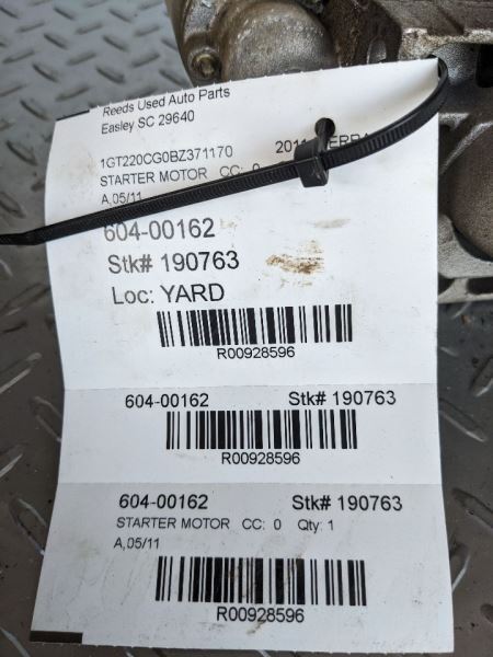 Starter Motor Fits 09-15 EXPRESS 2500 VAN 928596