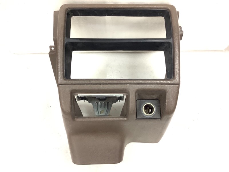 88-91 Civic 3D Center Console Panel Radio Dash Bezel Frame Tray Trim Brown OEM