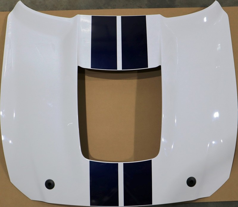 20-22 Ford Mustang Shelby GT500 Hood White New Take Off