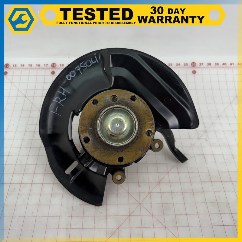 95-01 BMW E38 7-series FRONT RIGHT PASSENGER SIDE SPINDLE KNUCKLE W/ HUB OEM