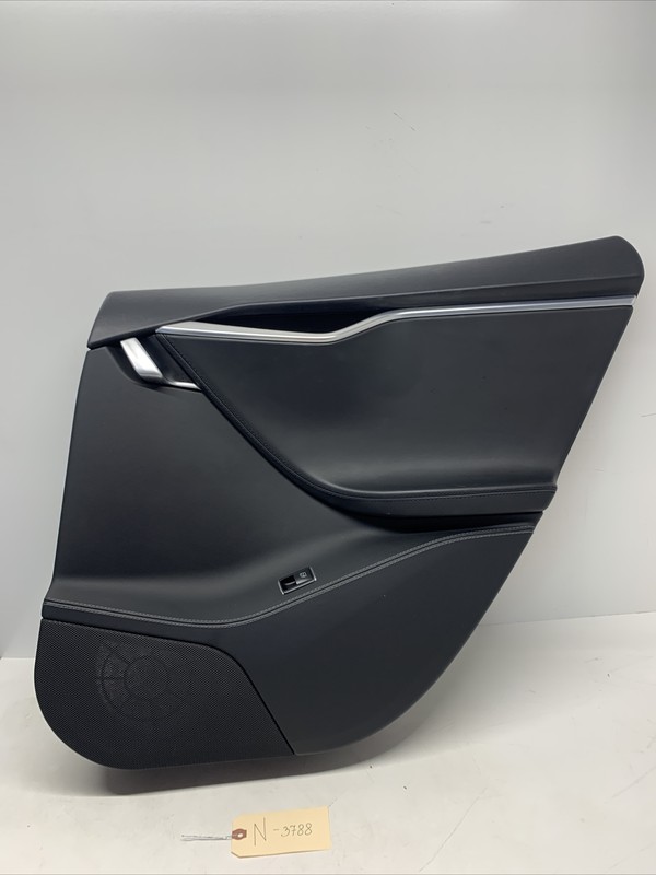 12-20 Tesla Model S Rear Passenger Side Door Panel Trim Card Cover 3788 C1