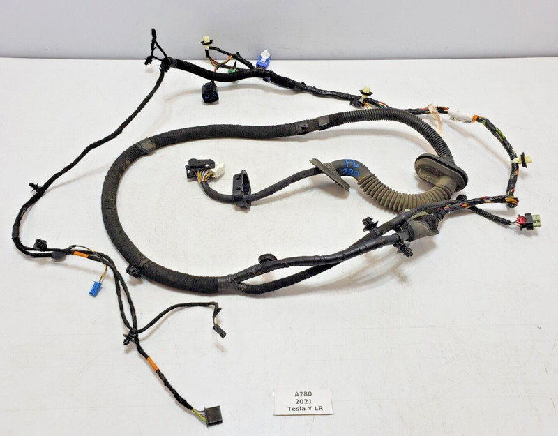 ✅ 20-24 OEM Tesla Model Y Front Left Driver Side Door Wiring Harness Cable