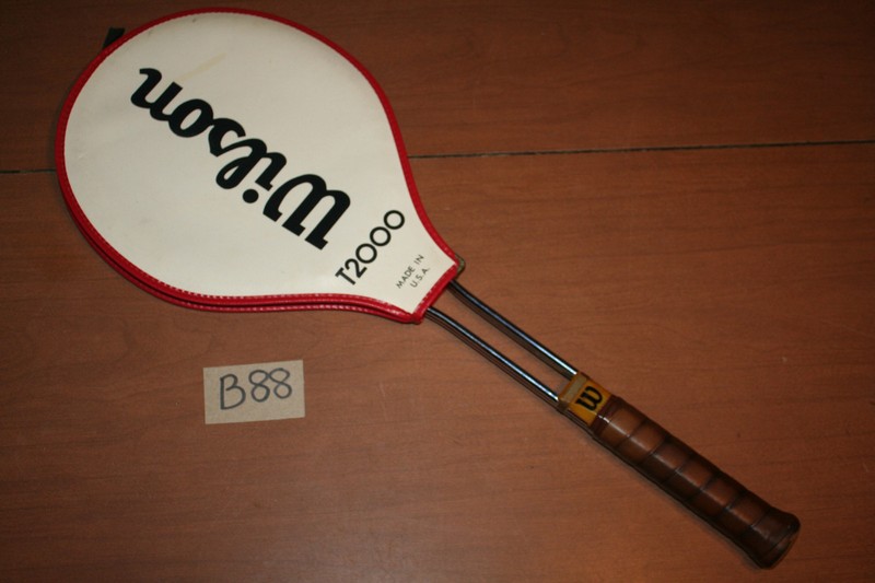 Vintage Wilson T 2000 Tennis Racket Racquet USA