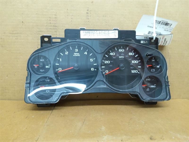 Speedometer Cluster MPH US Market Fits 07-14 SILVERADO 2500 PICKUP 260921