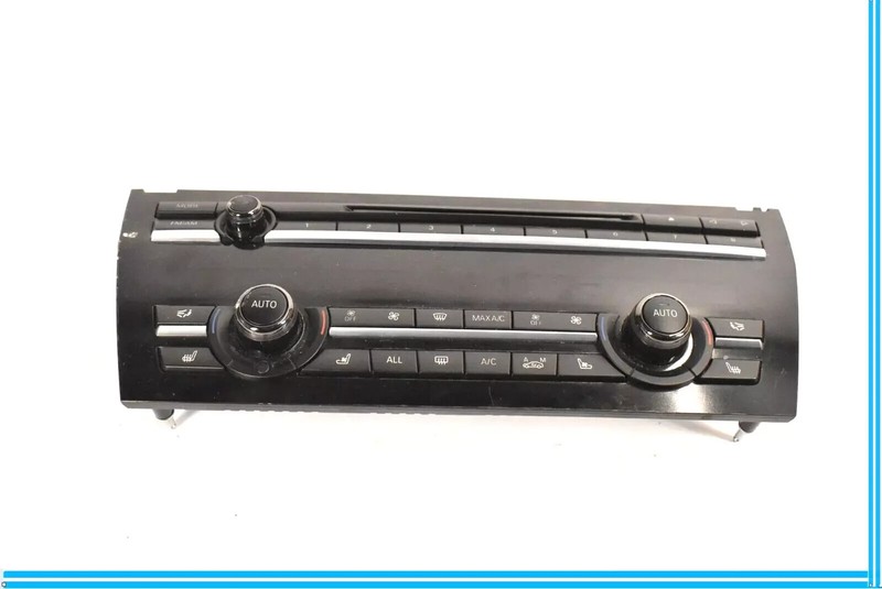 09-15 BMW 750i 750Li Radio A/C AC Heater Climate Control Switch Panel Black OEM