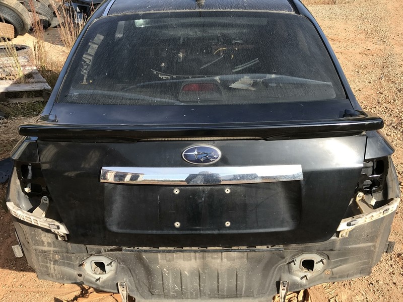 08 09 10 SUBARU IMPREZA WRX TRUNK TRUNKLID W SPOILER OEM SEDAN