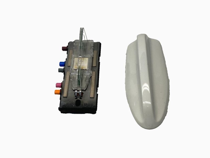 16-23 VOLVO XC90 SHARK FIN ROOF ANTENNA ICE WHITE OEM #A0.56