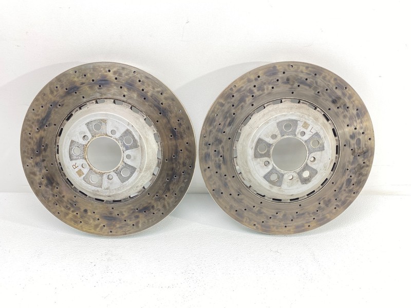 12-19 BMW F06 F10 F12 M5 M6 Front Ventilated Brake Rotor Pair Set Aftermarket✅