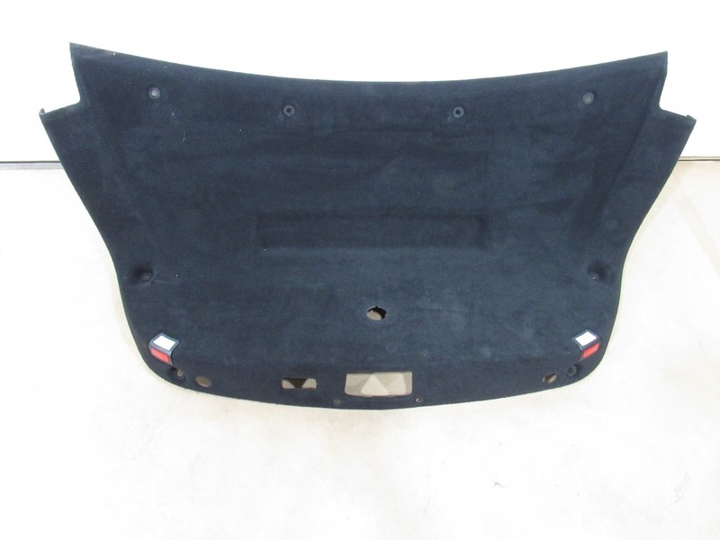 18-20 Mercedes S560 W222 2019 Rear Trunk Lid Carpet Trim Panel Cover ; :O