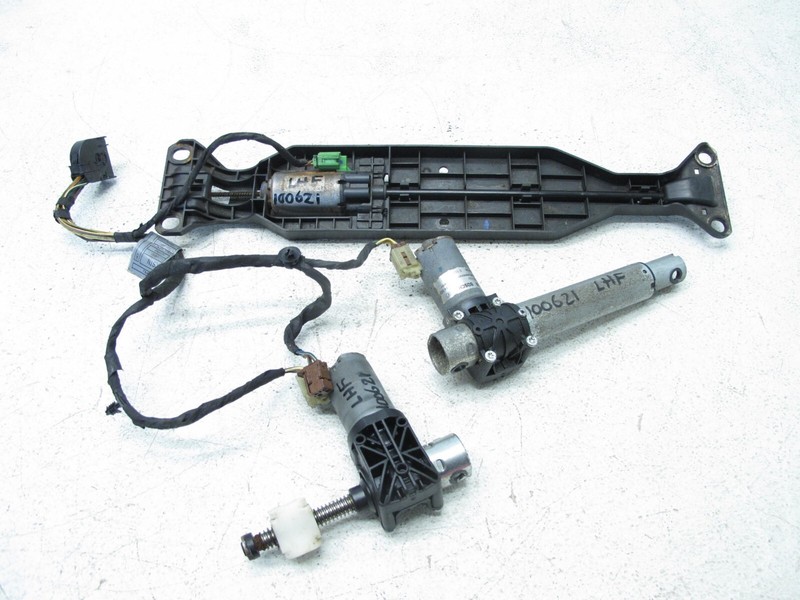 09-13 BMW F01 F02 750i 550i SEAT TRACK RAIL MOTOR SET FRONT LEFT OEM 100621
