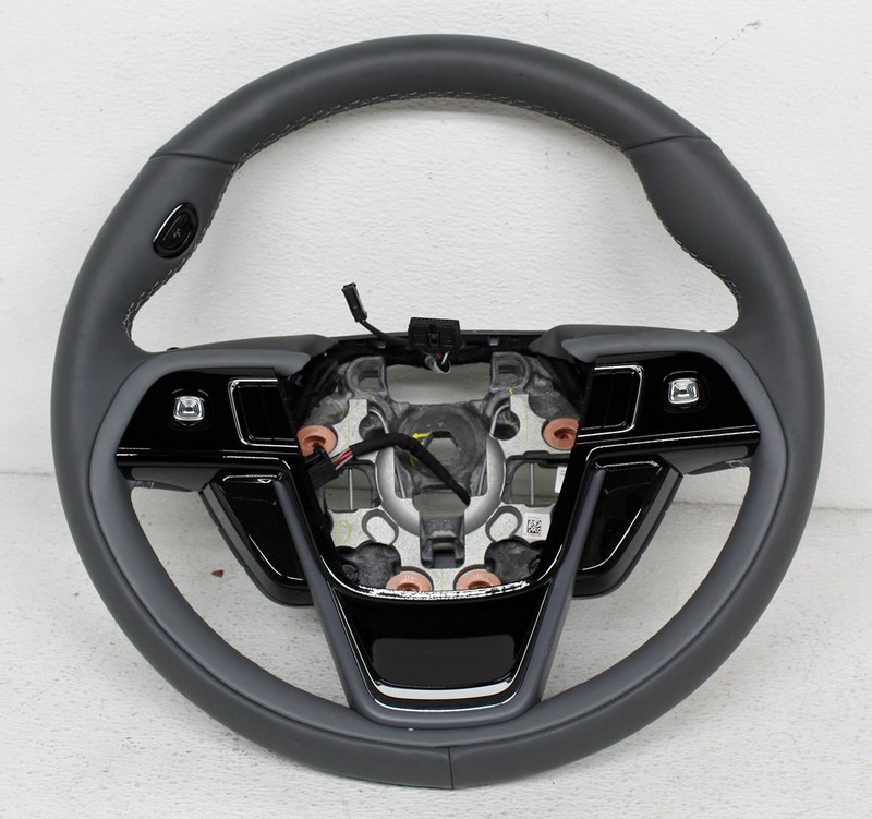OEM Steering Wheel For Lincoln Aviator Slate Gray Leather LC5B3600EK3KX4 Scratch