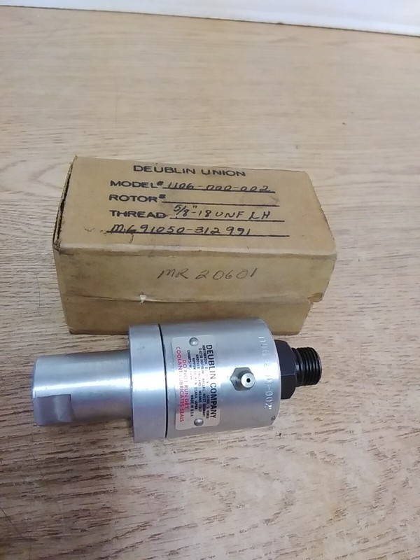 Deublin 1106-000-002 Rotary Union 5/8" UNF LH