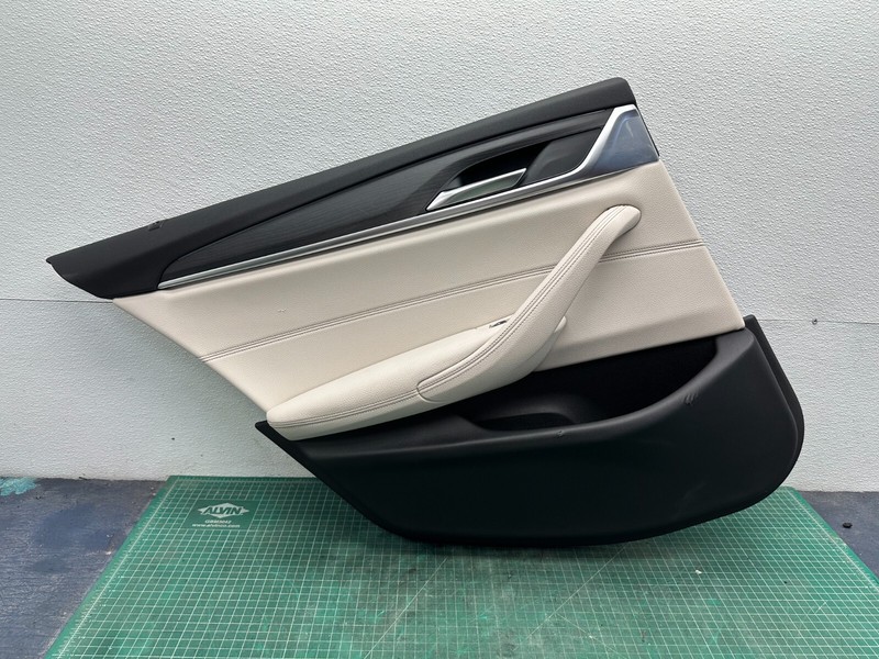 17-23 BMW G30 F90 REAR LEFT INTERIOR DOOR PANEL TRIM OEM