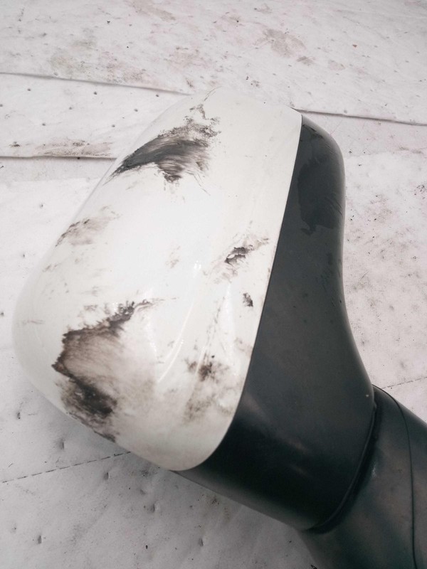 2015 Honda Civic Left Door Mirror Assembly White Grease Damage 71K Miles