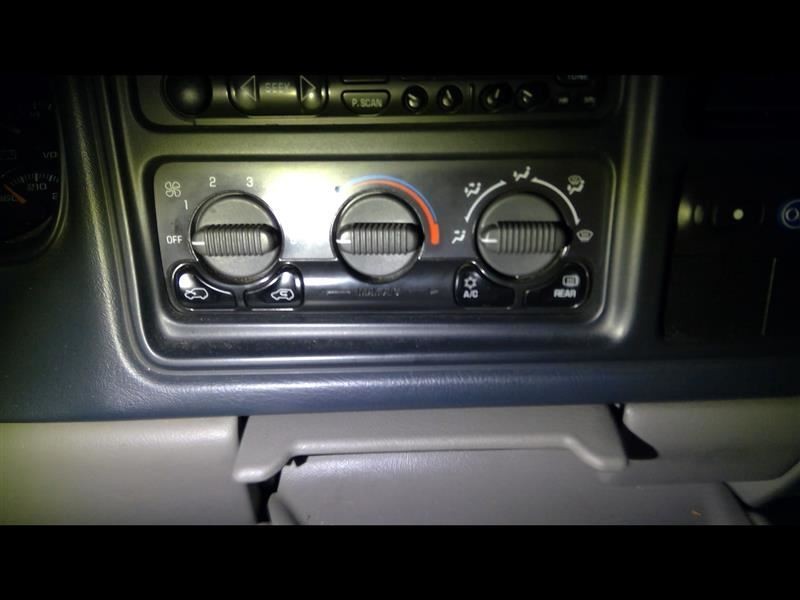 Temperature Control With AC Manual Control Fits 99-02 SIERRA 1500 PICKUP 1030314