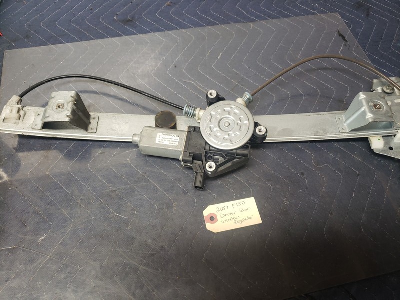 2007 F150 Driver Left Extended Cab Rear Door Regulator