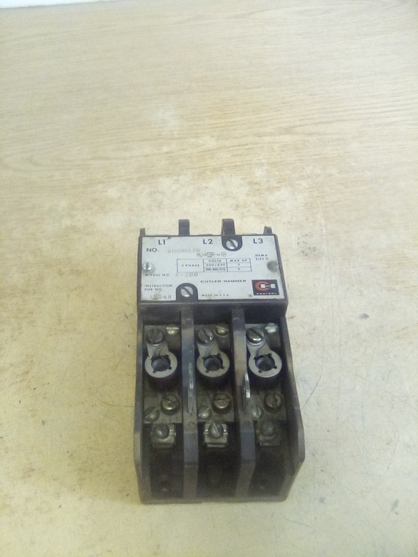Cutler-Hammer 9115H167K Manual Starter 6-200 3 Phase NEMA Size 0