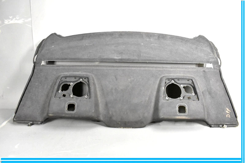 12-17 BMW 640i 650i M6 Coupe Rear Window Deck Shelf Cover Alcantara Black OEM