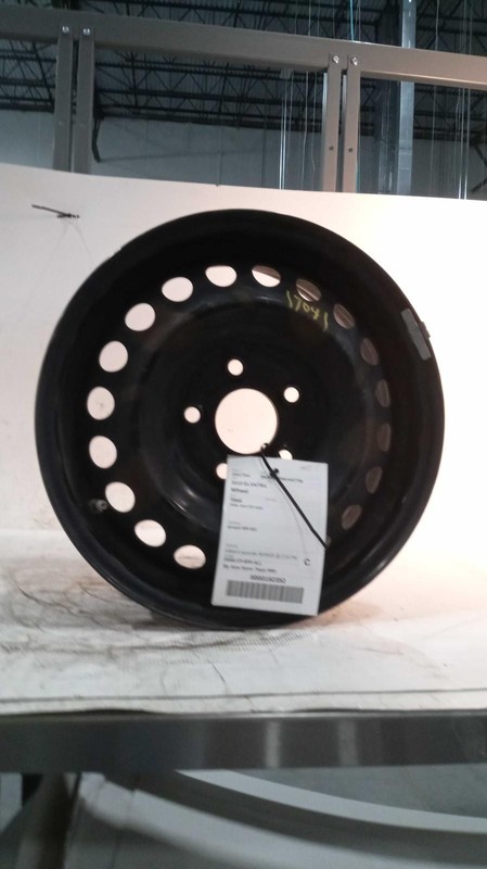 2019 Hyundai Elantra 15x6 Steel Wheel Red OEM 52910F2000, Gouged, 62K Miles