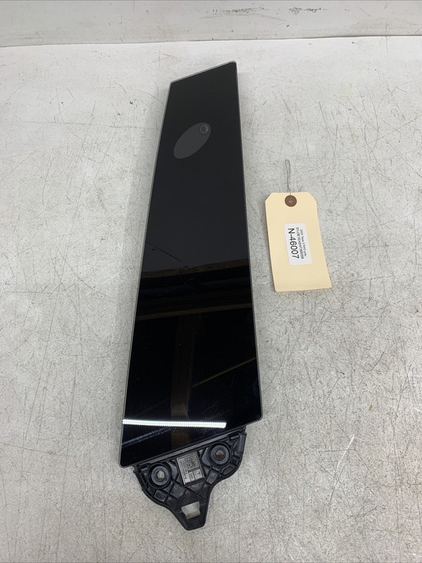 2022 Tesla 3 LH Exterior B Pillar Glass Trim W/ Camera 1100437-00-E 46007 B57
