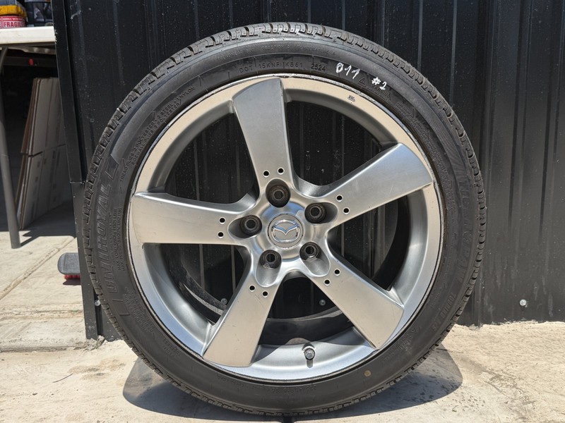 MAZDA RX8 WHEEL W/ TIRE UNIROYAL 225/45R18 7/32" #2 OEM#011