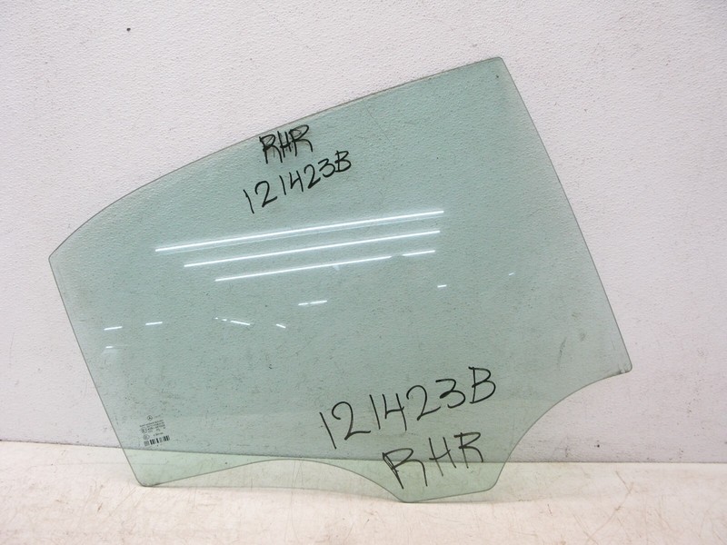 10-16 MERCEDES W212 E350 E63 AMG SEDAN DOOR GLASS WINDOW REAR RIGHT OEM 121423B