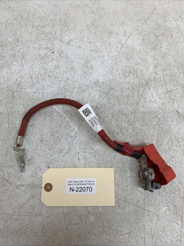⚡️17-23 TESLA MODEL 3 BATTERY POSITIVE PLUS CABLE WIRE WIRING HARNESS 22070 B147