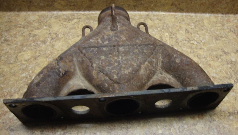 1996 Polaris RMK XLT Indy Triple Snowmobile Exhaust Header Pipe Manifold Head