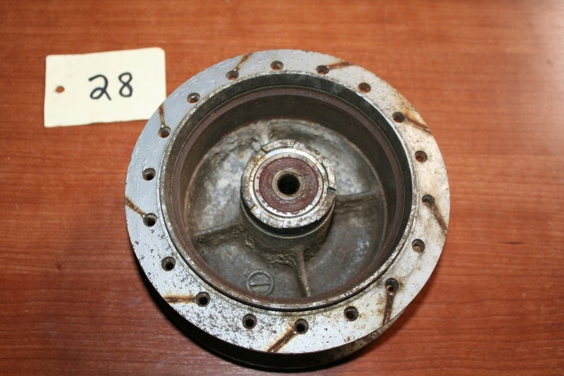 1983 Honda C70 Passport Front Wheel Hub Brake Drum OEM 83 D