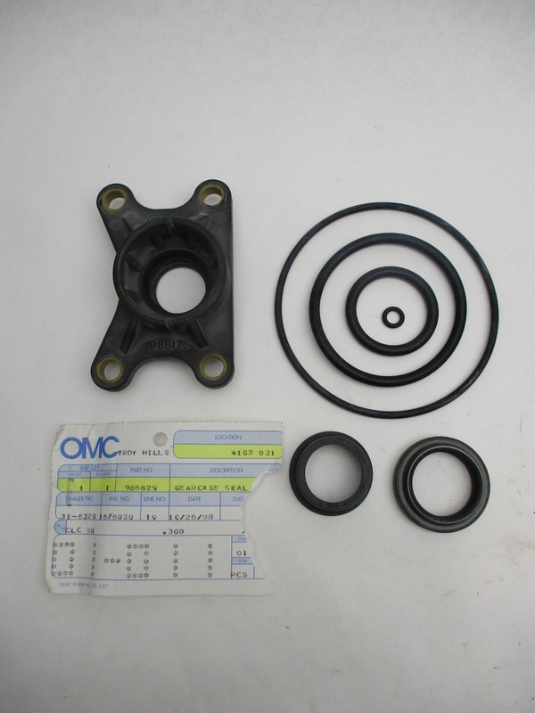 0986629 986629 OMC King Cobra Stern Drive 8 CYL Gearcase Seal Kit 1990-91