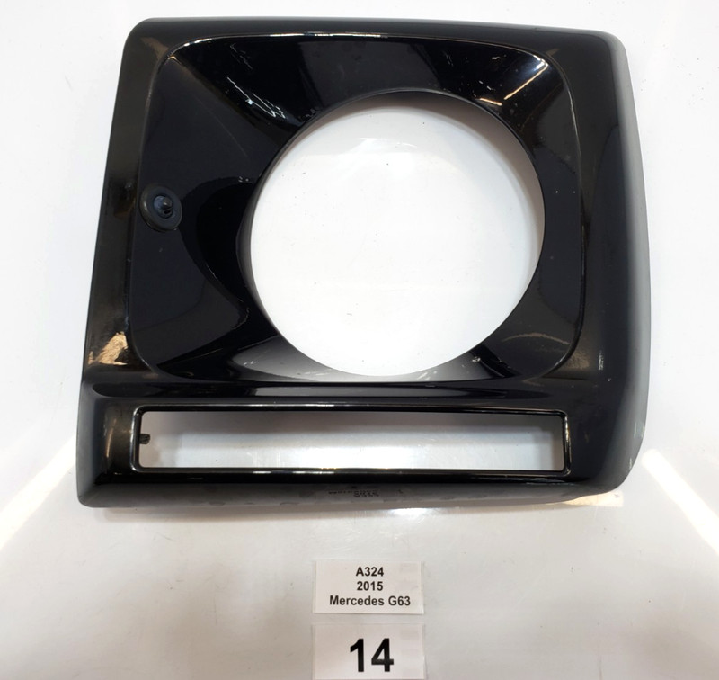✅ 13-18 OEM Mercedes W463 G63 AMG Front Left Driver Side Headlight Cover Black