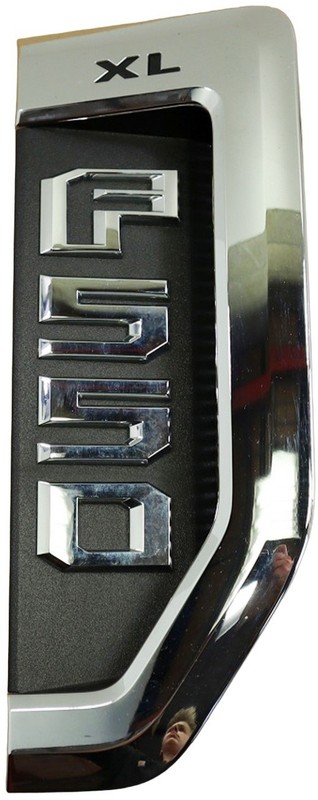 17-22 F550 XL Front Fender Emblem HC3B55000A72 Passenger Vent Nameplate OEM