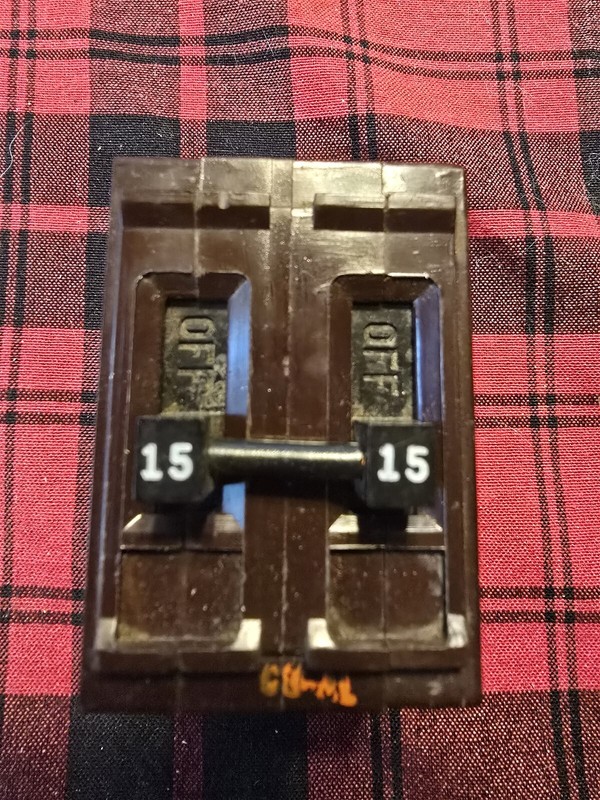 Wadsworth Electric 2-Pole Tandem 15A Circuit Breaker *FREE SHIPPING*