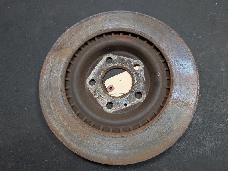 Rear Left Disc Brake Rotor 2019 Audi A7 8W0615601K 2020 2021 2022 2023 2024