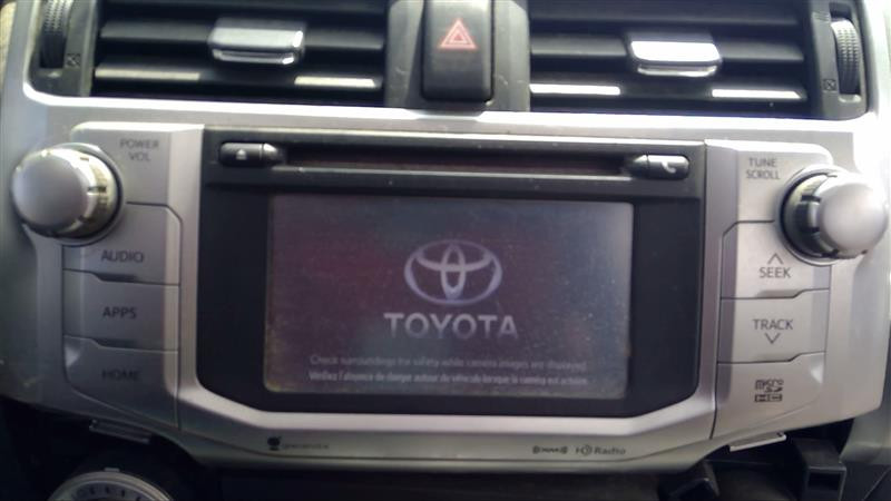 2016-2018 Toyota 4Runner Radio Stereo 510139 Navigation GPS w SD Card NAV Menu