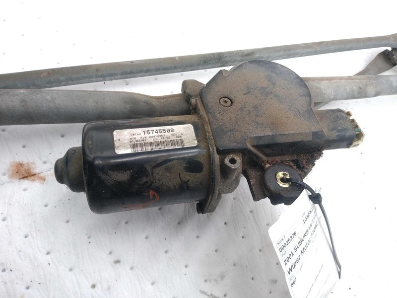 2001 Chevrolet Suburban 1500 Wiper Motor OEM 12494772 Red 330K Miles