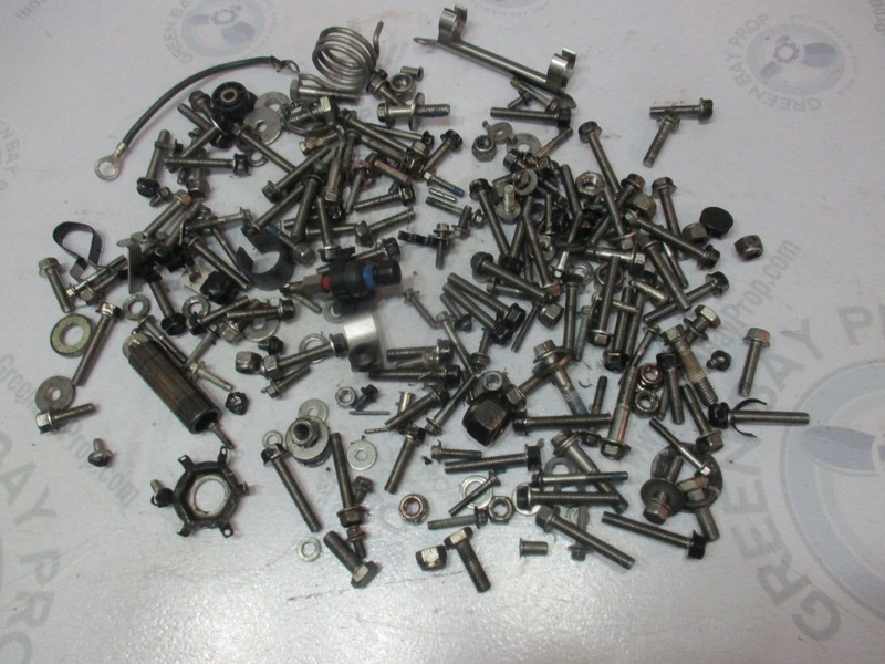 1998 Mercury 225 Hp DFI Optimax Outboard Misc Hardware Nuts Bolts
