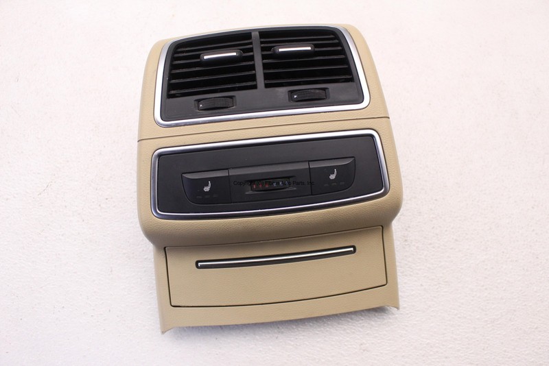 AUDI A7 12-18 REAR CENTER CONSOLE AIR VENT CIGARETTE LIGHTER HEATED SEAT SWITCH
