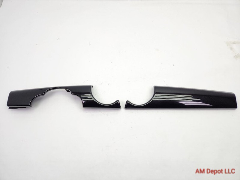 2009 Mini Cooper S R55 R56 R57 R58 R59 Dashboard Trim Set Piano Black 2pc
